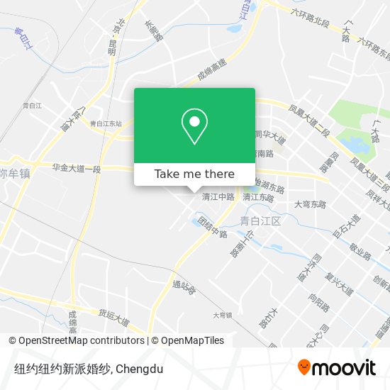 纽约纽约新派婚纱 map