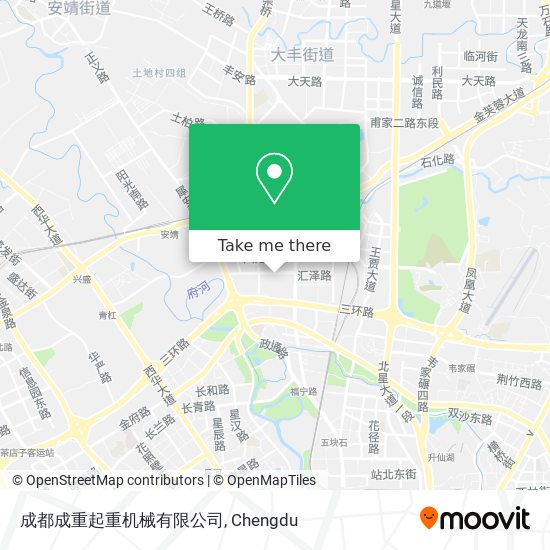 成都成重起重机械有限公司 map