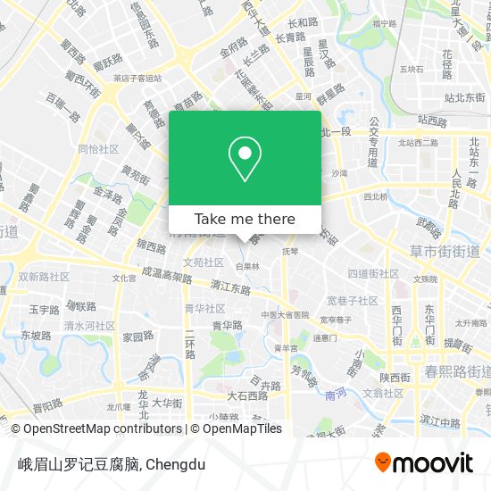 峨眉山罗记豆腐脑 map