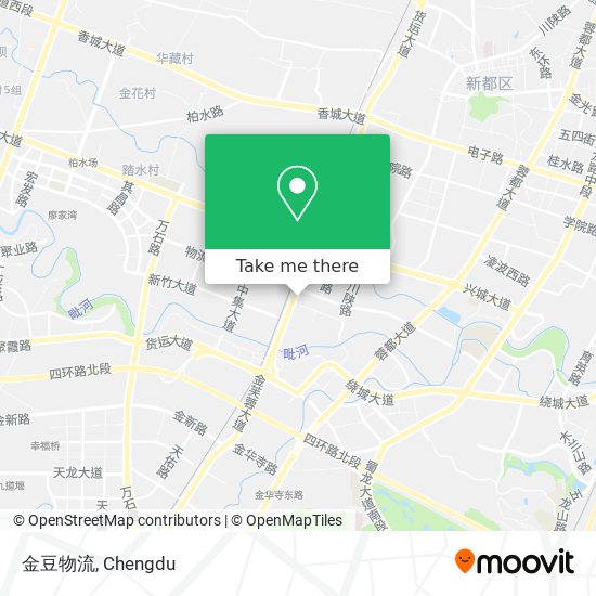 金豆物流 map