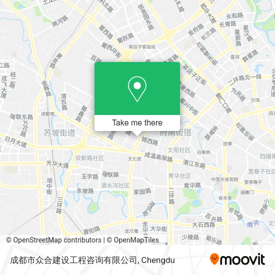 成都市众合建设工程咨询有限公司 map