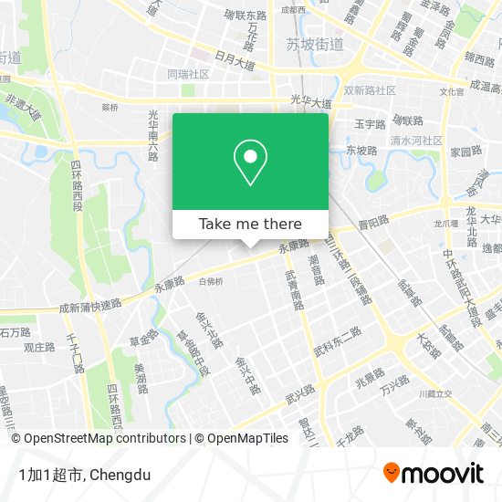 1加1超市 map