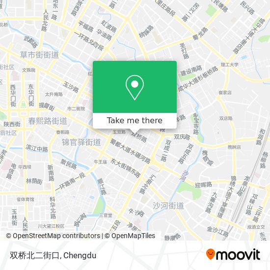 双桥北二街口 map