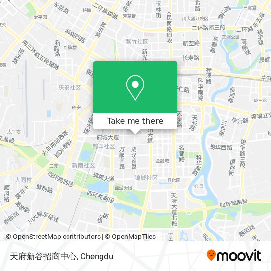 天府新谷招商中心 map