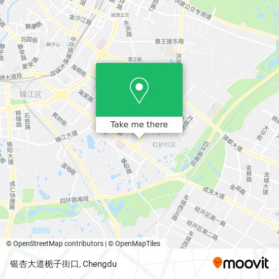 银杏大道栀子街口 map