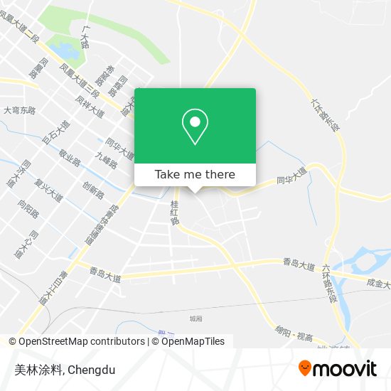 美林涂料 map