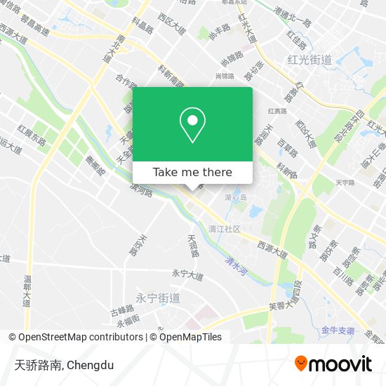 天骄路南 map
