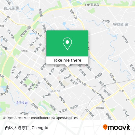 西区大道东口 map