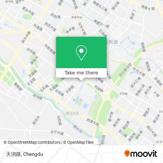 天润路 map