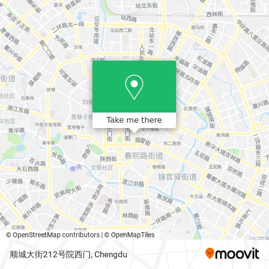 顺城大街212号院西门 map