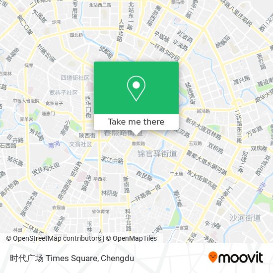 时代广场 Times Square map
