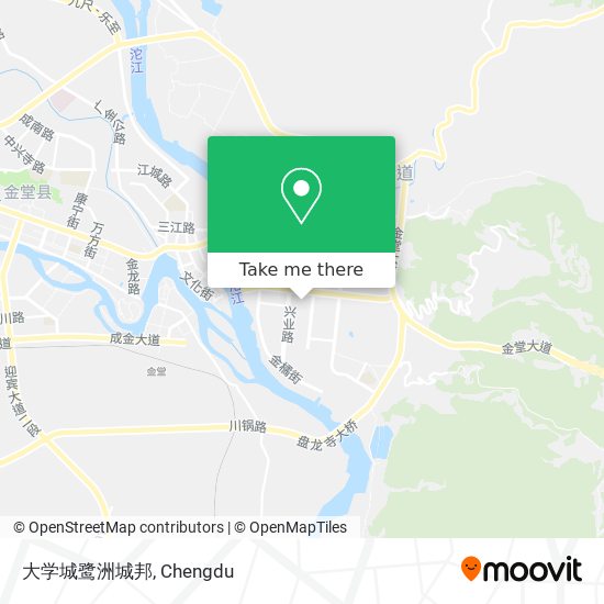 大学城鹭洲城邦 map
