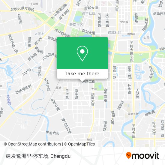建发鹭洲里-停车场 map