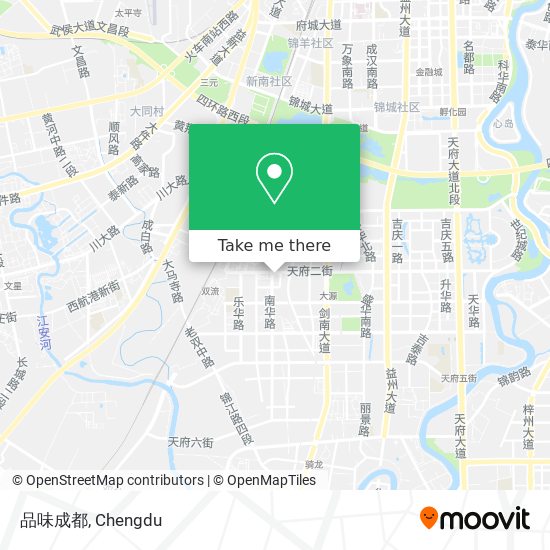 品味成都 map