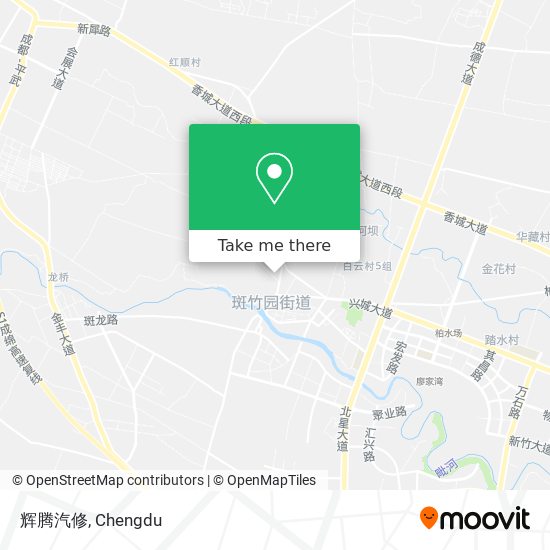 辉腾汽修 map