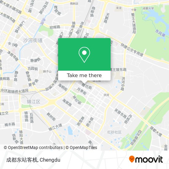 成都东站客栈 map