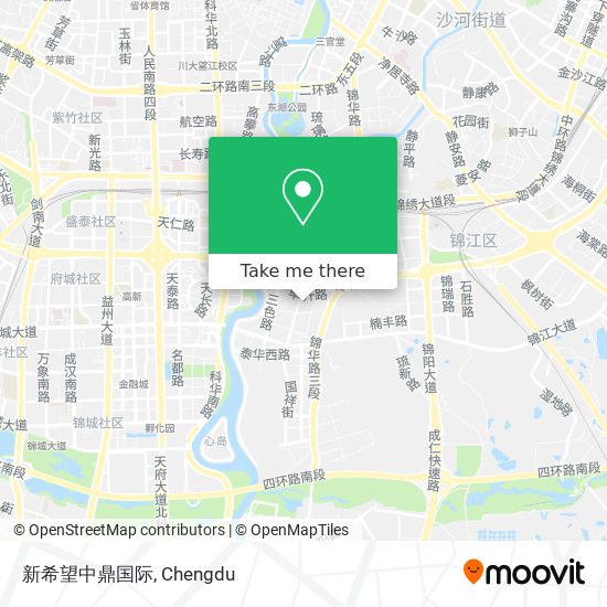 新希望中鼎国际 map
