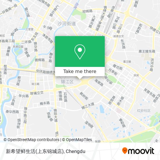 新希望鲜生活(上东锦城店) map