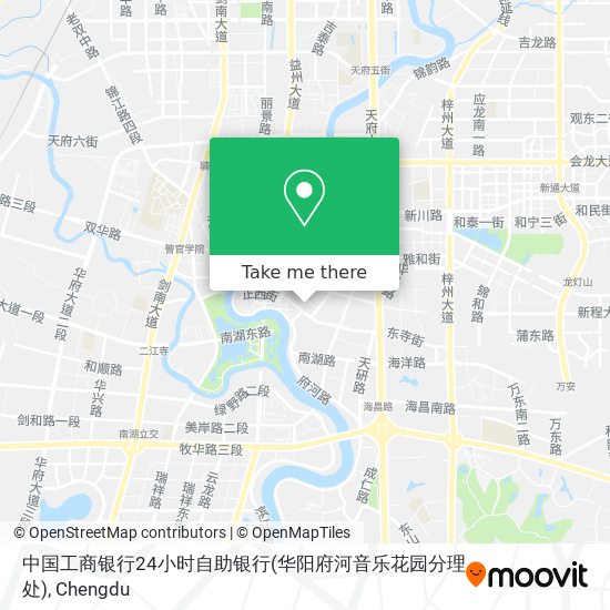中国工商银行24小时自助银行(华阳府河音乐花园分理处) map