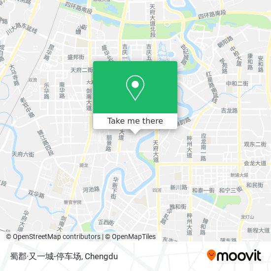 蜀郡·又一城-停车场 map