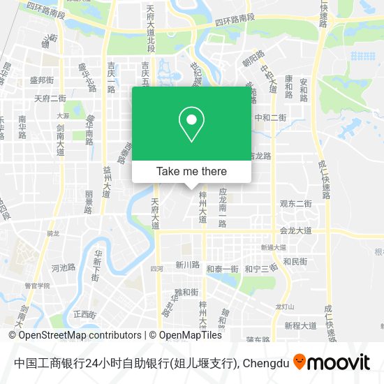 中国工商银行24小时自助银行(姐儿堰支行) map