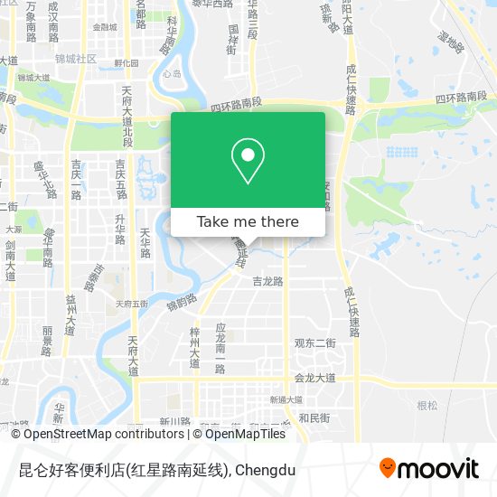 昆仑好客便利店(红星路南延线) map