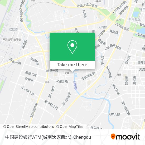 中国建设银行ATM(城南逸家西北) map