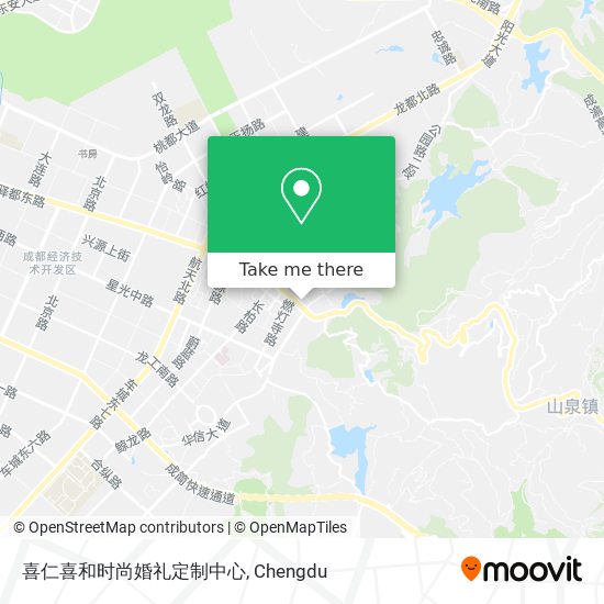 喜仁喜和时尚婚礼定制中心 map