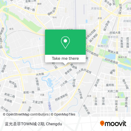 蓝光圣菲TOWN城-2期 map