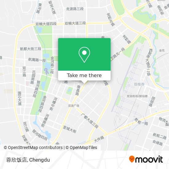 蓉欣饭店 map