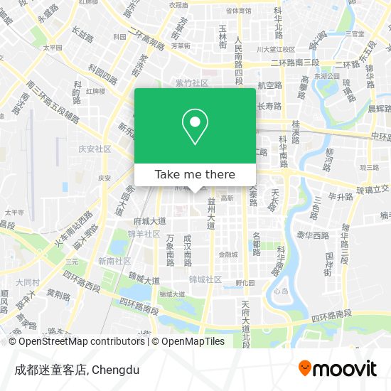 成都迷童客店 map