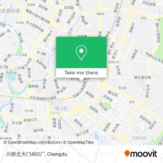 川师北大门402厂 map