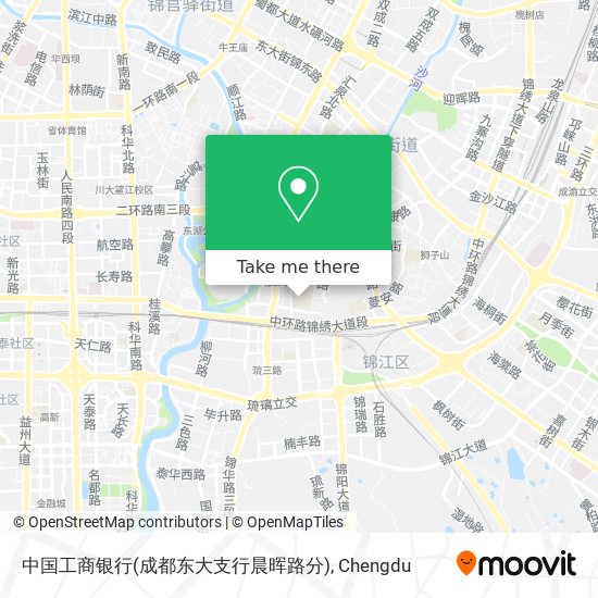 中国工商银行(成都东大支行晨晖路分) map