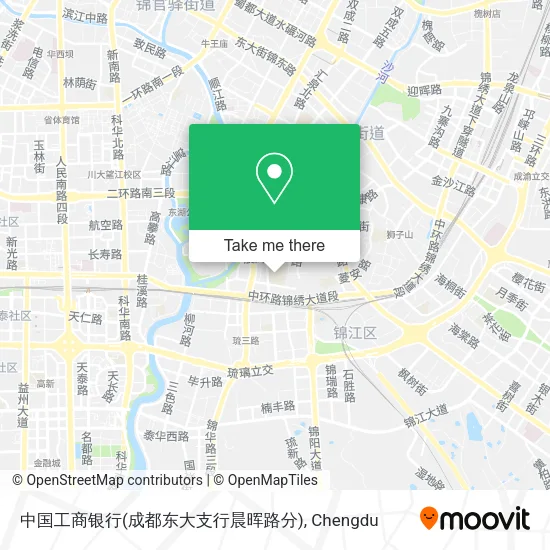 中国工商银行(成都东大支行晨晖路分) map