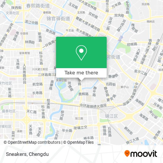 Sneakers map