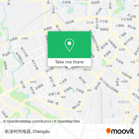 欧派时尚电器 map