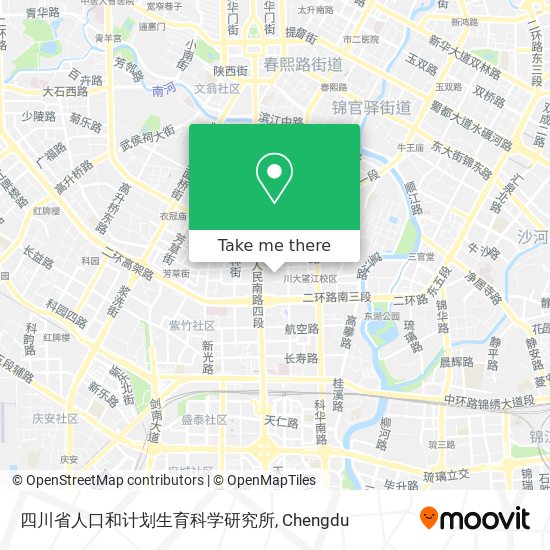 四川省人口和计划生育科学研究所 map