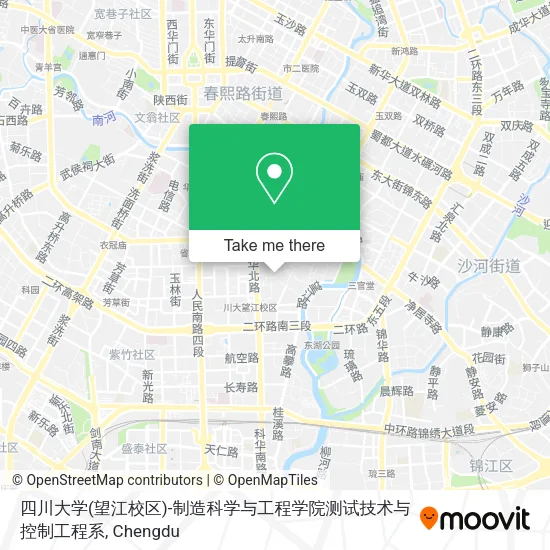 四川大学(望江校区)-制造科学与工程学院测试技术与控制工程系 map