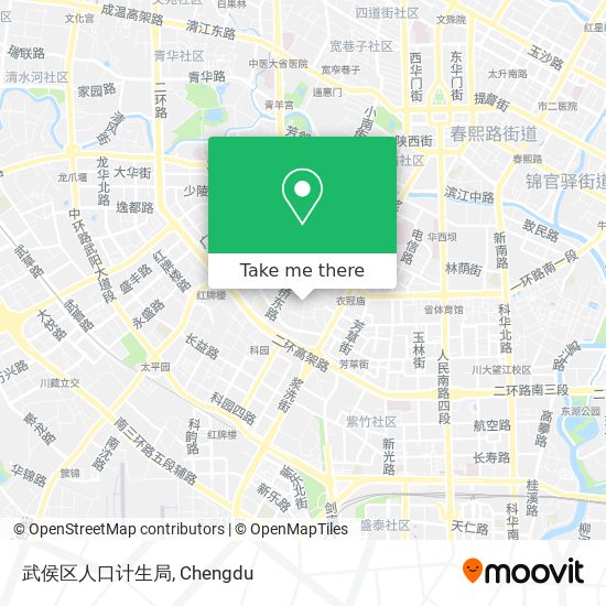 武侯区人口计生局 map