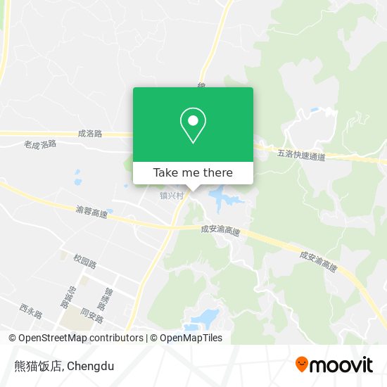 熊猫饭店 map