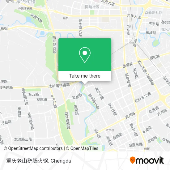 重庆老山鹅肠火锅 map