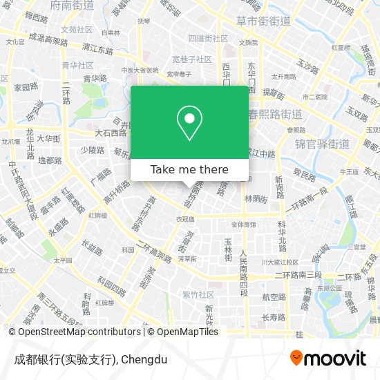 成都银行(实验支行) map
