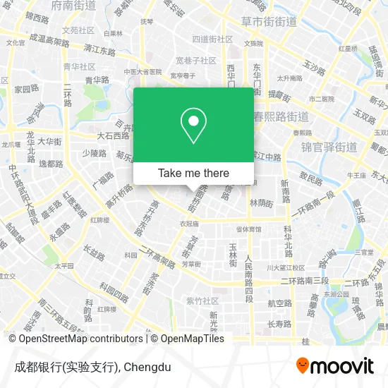 成都银行(实验支行) map