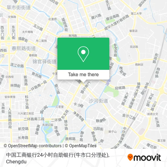 中国工商银行24小时自助银行(牛市口分理处) map