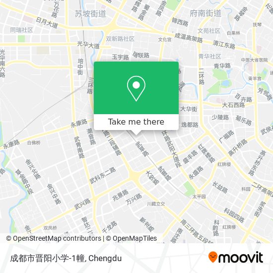 成都市晋阳小学-1幢 map