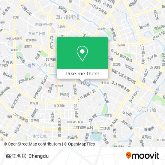 临江名居 map