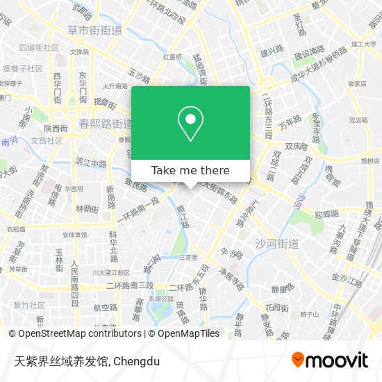 天紫界丝域养发馆 map