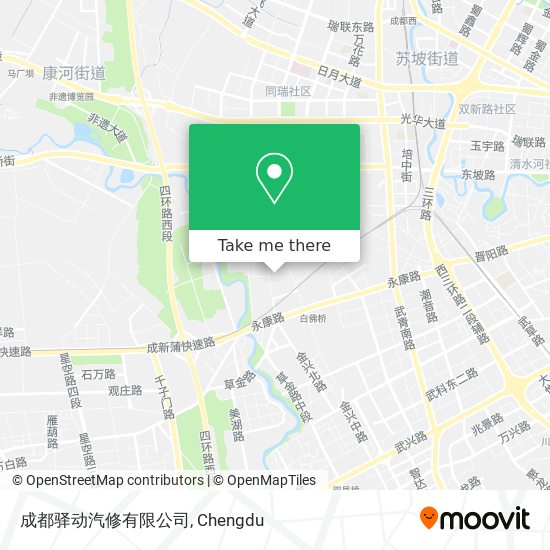 成都驿动汽修有限公司 map