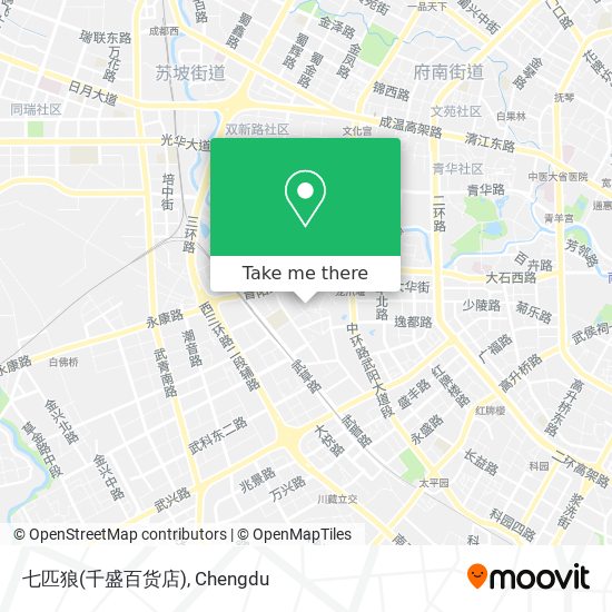七匹狼(千盛百货店) map