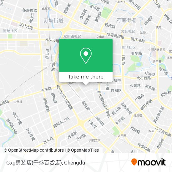 Gxg男装店(千盛百货店) map